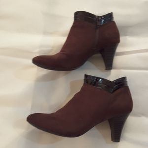 East 5th brown booties